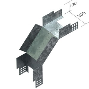 КС200*100-90цУТ1,5(2,0мм)гор.цинк