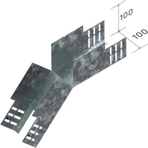 КС100*100-45цУТ1,5(1,5мм)гор.цинк