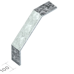 КЛС100-90цУТ1,5(2,0мм)гор.цинк