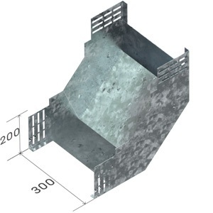 КП300*200-90цУТ1,5(1,0мм)гор.цинк