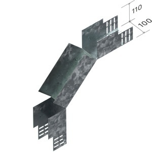 КС100*110-90цУТ1,5(2,0мм)гор.цинк