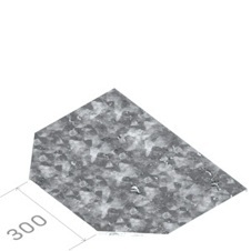 КЛТ300цУТ1,5(1,2мм)гор.цинк